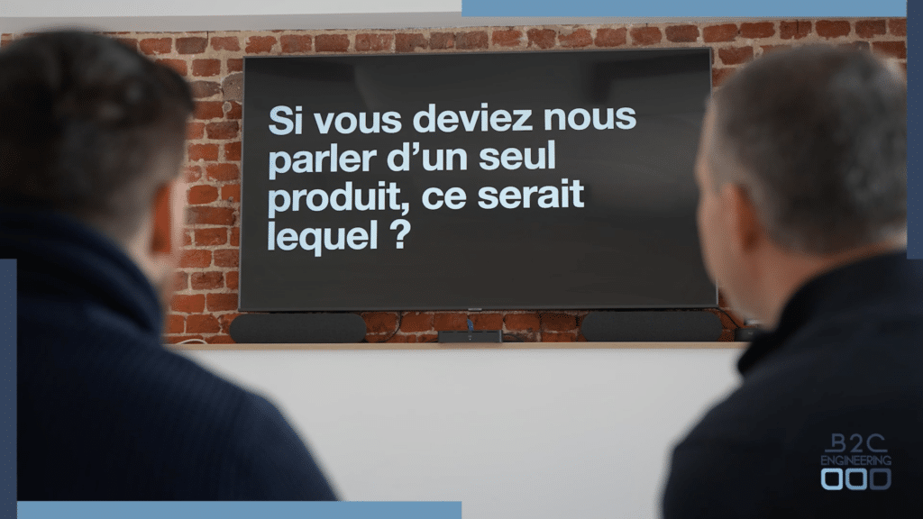 Illustration de la boîte à questions de B2C Engineering