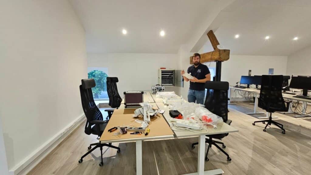 Photo de l'évolution des bureaux de B2C Engineering