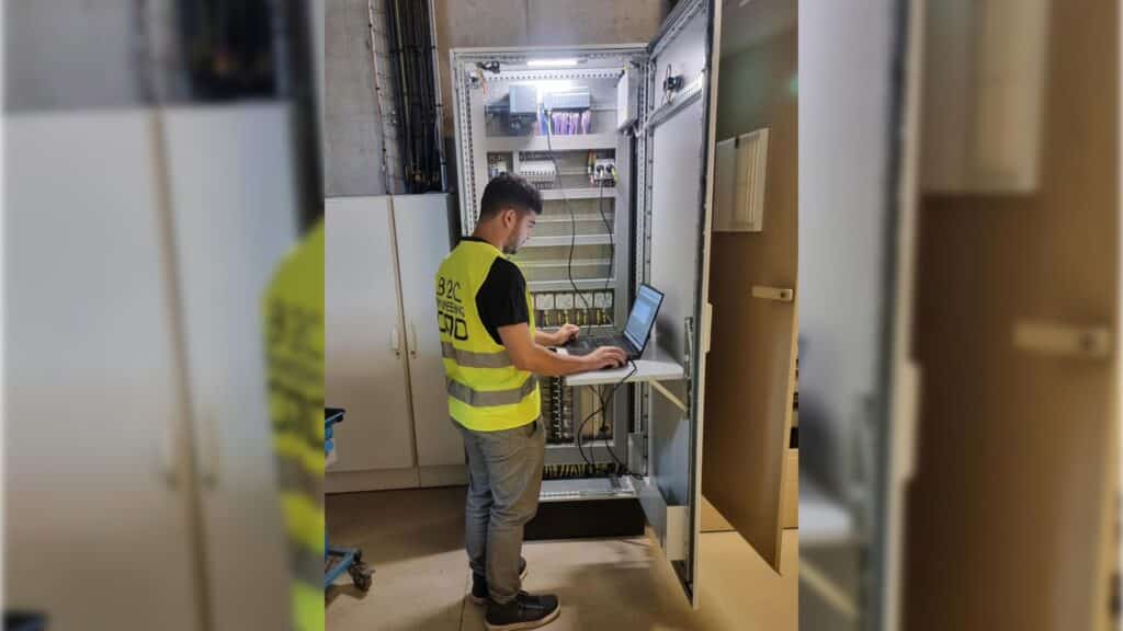 Intervention de B2C Engineering sur une installation critique