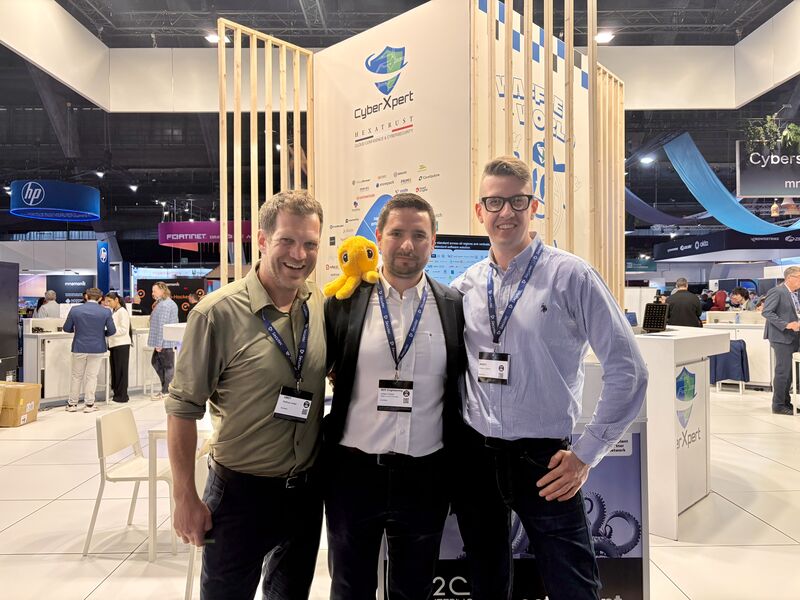 Partenariat entre B2C Engineering et AMDT lors de Cybersec Europe.